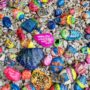 Painted rocks with messages of kindness