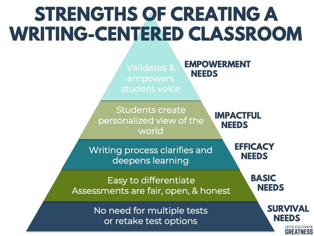 Graphic of reasons why teaching writing in history is important