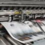 Newspapers being printed