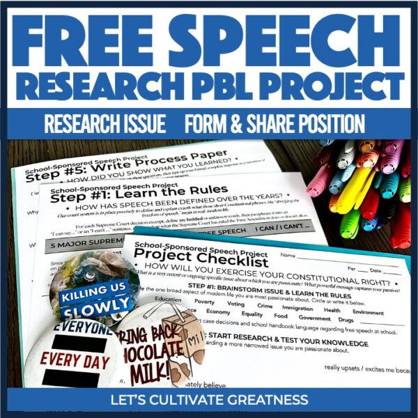 First Amendment Free Speech Research Project Kit