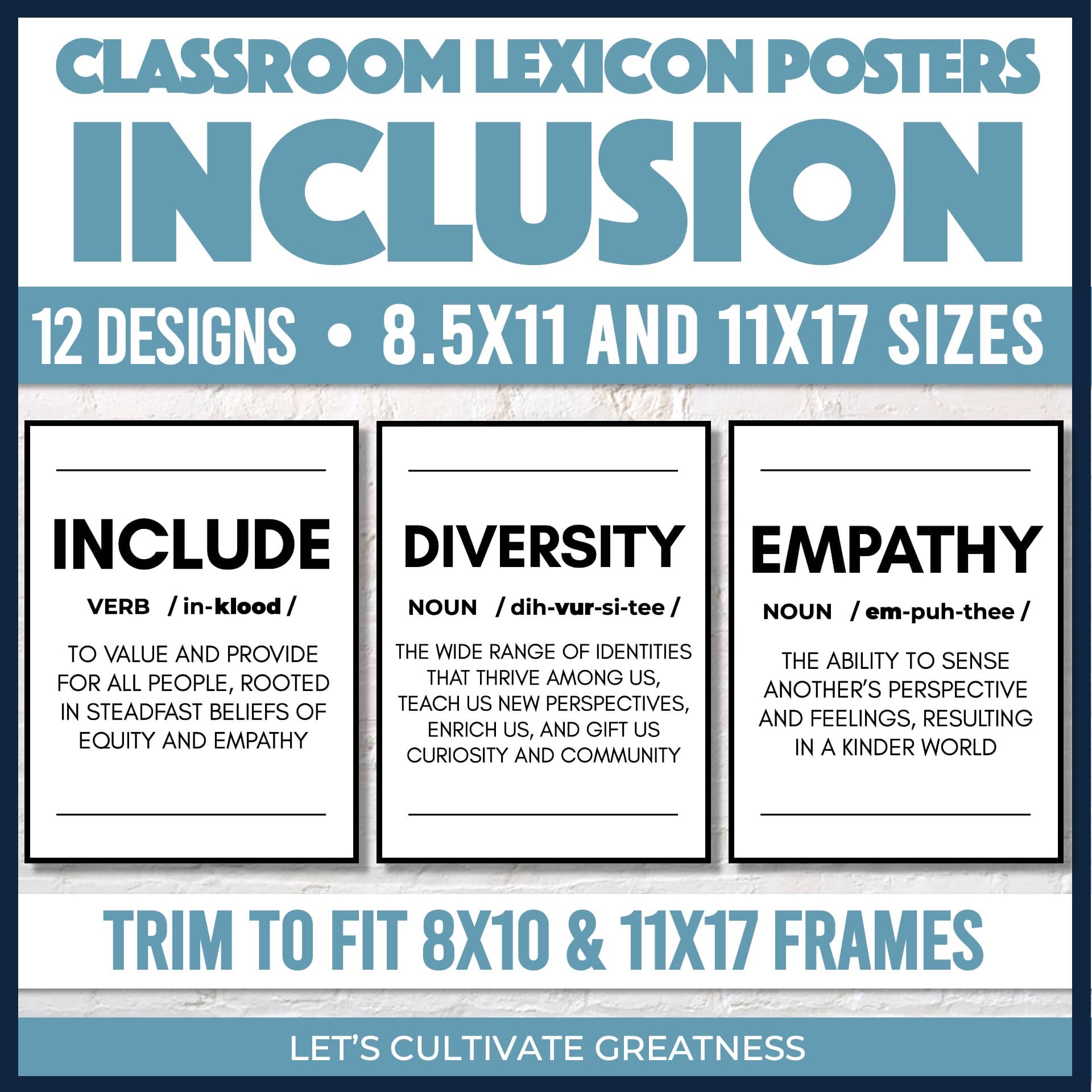 Diversity & Inclusion Concept Posters