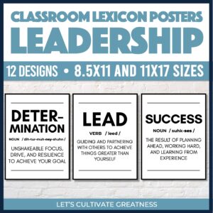 Leadership Key Concepts Posters