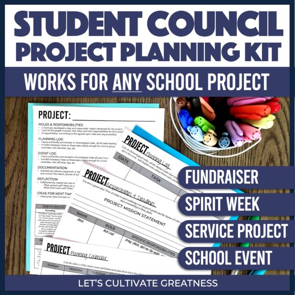 Student Council Project Planning Template Kit