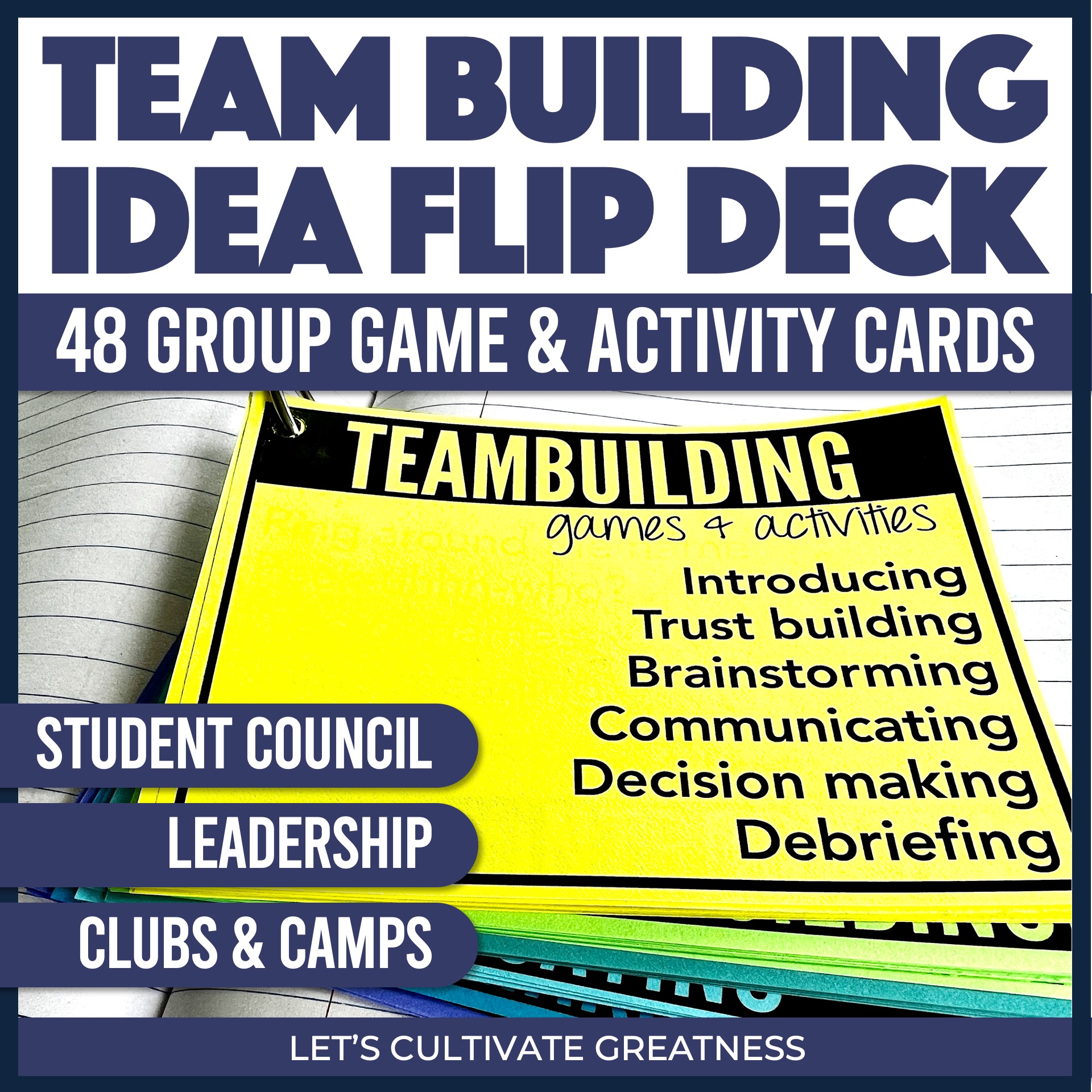 Team Building Activities Flip Deck