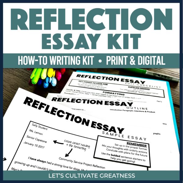 Reflection Essay Writing Kit