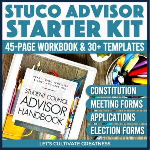 Student Council Advisor Workbook & Templates