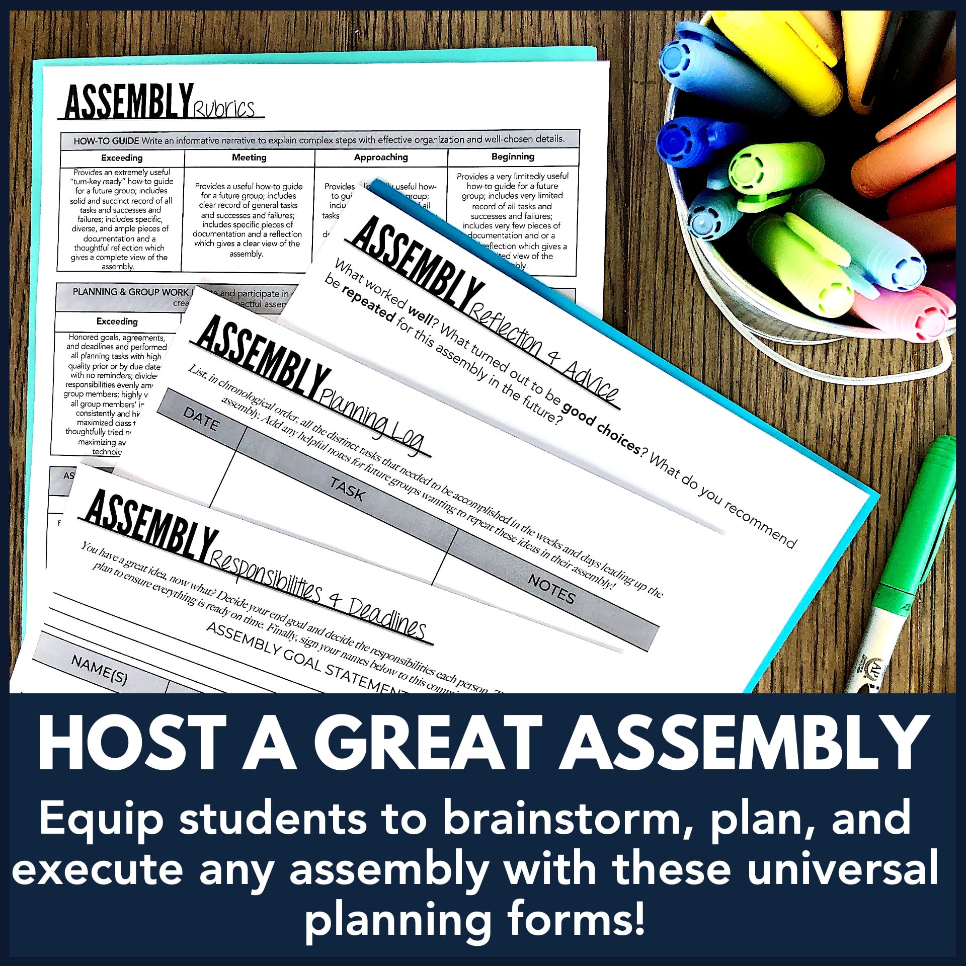 Assembly Planning Forms Kit