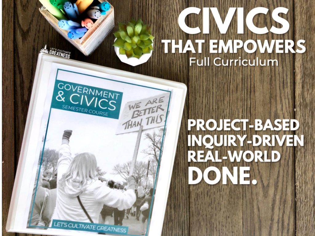 civic education project topics