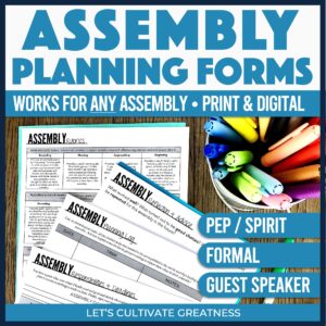 Assembly Planning Forms Kit