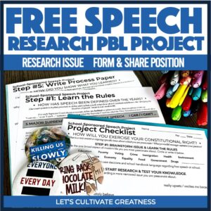 First Amendment  Free Speech Research Project Kit