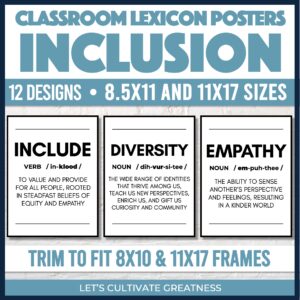 Diversity & Inclusion Concept Posters