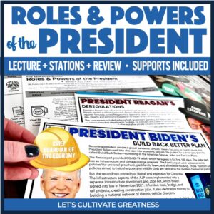 Powers & Roles of the President Activity Kit