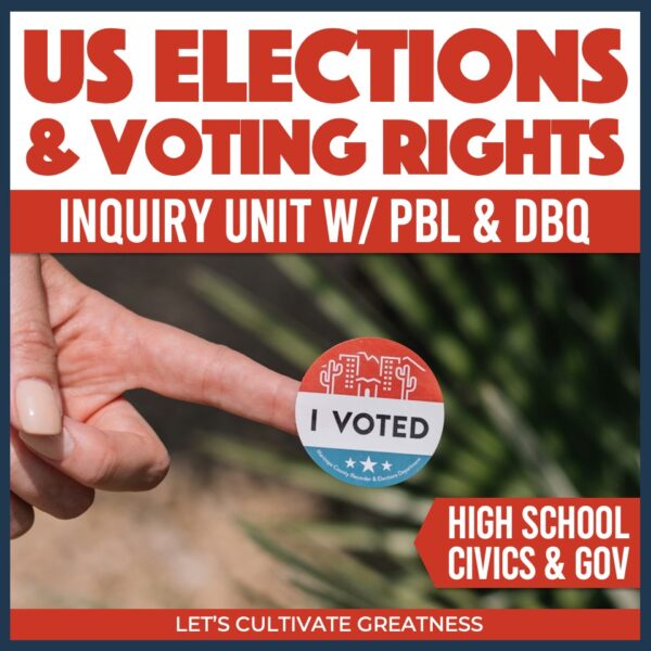 Voting & Elections Inquiry PBL & DBQ Unit