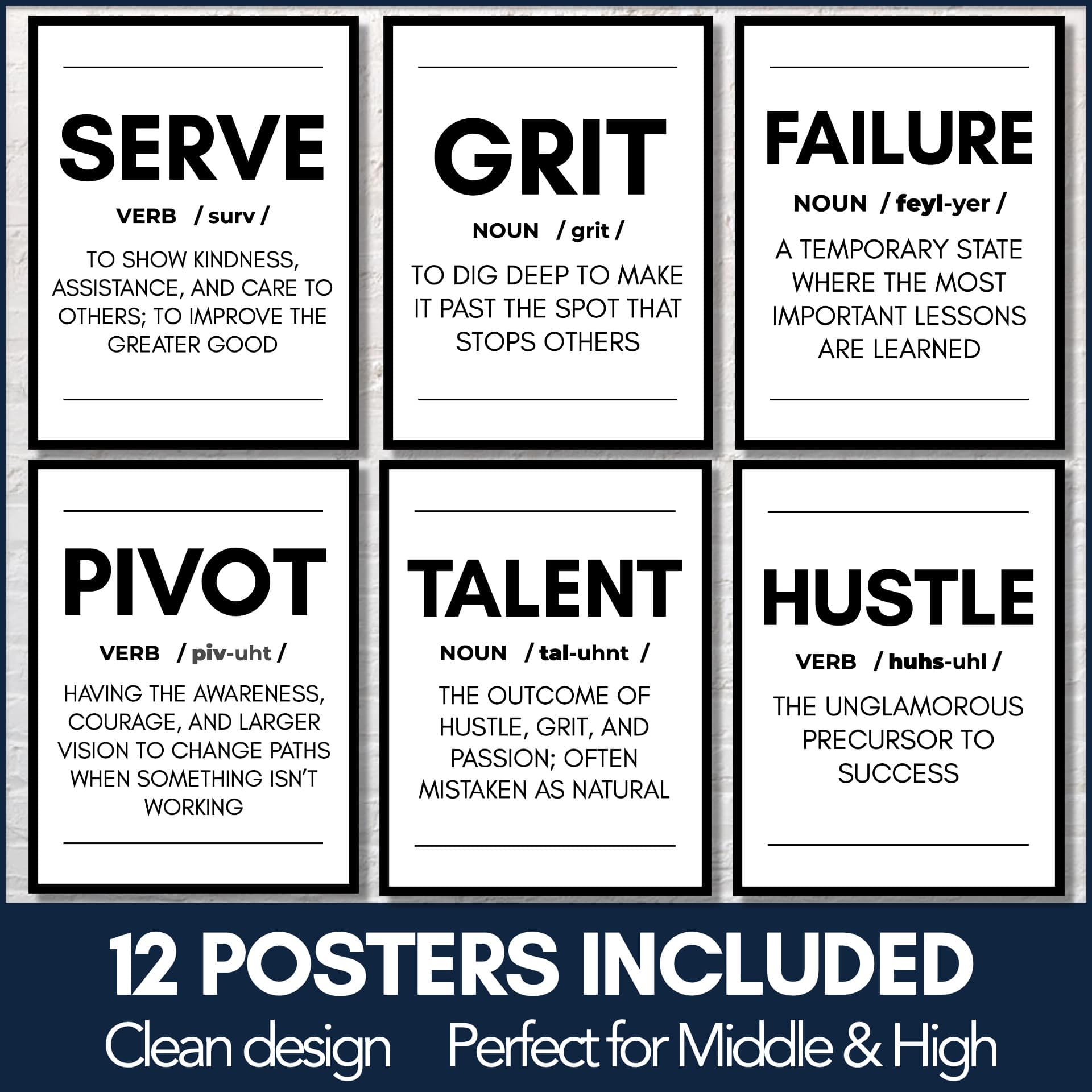 Leadership Key Concepts Posters