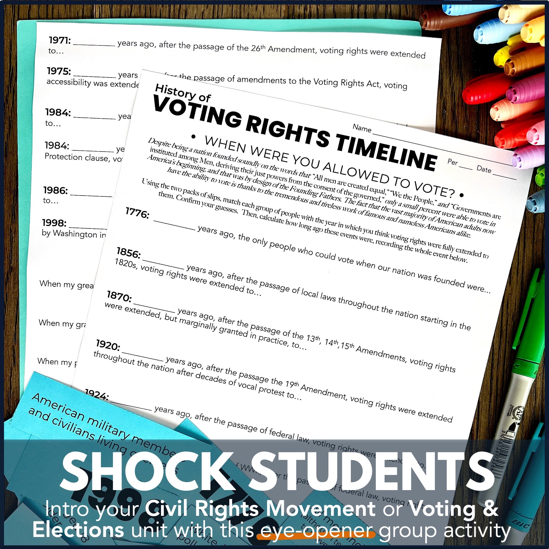 Voting Timeline Activity