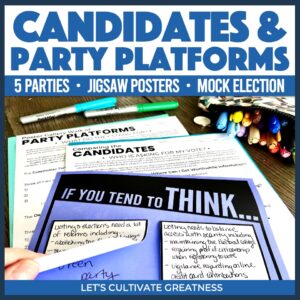 Political Party Platforms Activity Kit