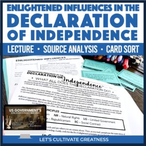 Declaration of Independence Activity Kit