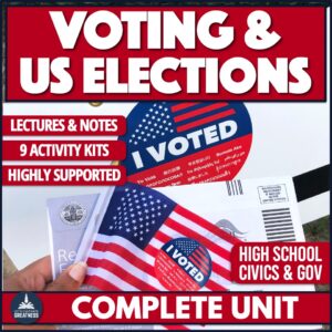 Voting and US Election Unit Bundle