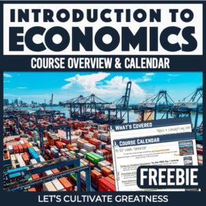 Economics Curriculum Course Overview Calendar Pacing Guide