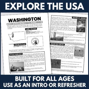 Exploring the 50 States Workbook