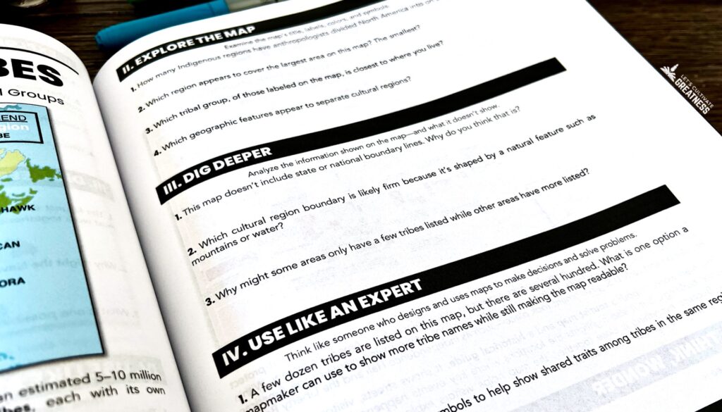 United States geography through maps workbook with map-of-the-week activities