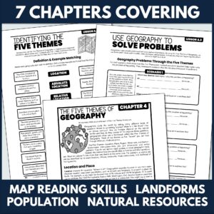 Foundations of Geography & Map Skills Workbook