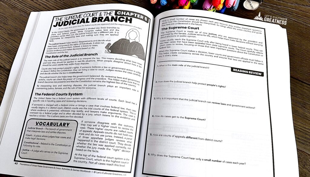 Geography workbook for 5th,6th, 7th, or 8th grades homeschool social studies curriculum 